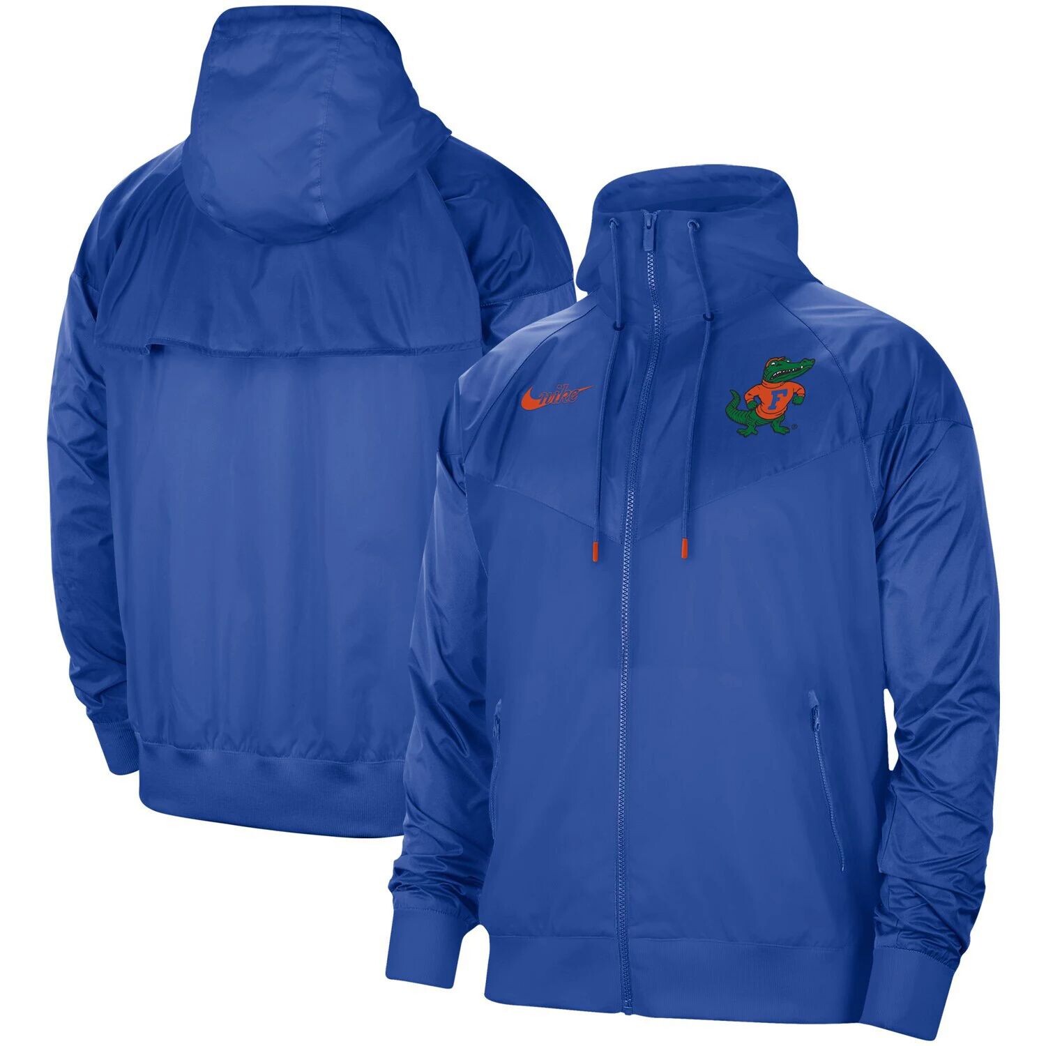 Мужская куртка Royal Florida Gators Windrunner с молнией во всю длину реглан Nike 
Мужская куртка Royal Florida Gators Windrunner с молнией во всю длину реглан Nike