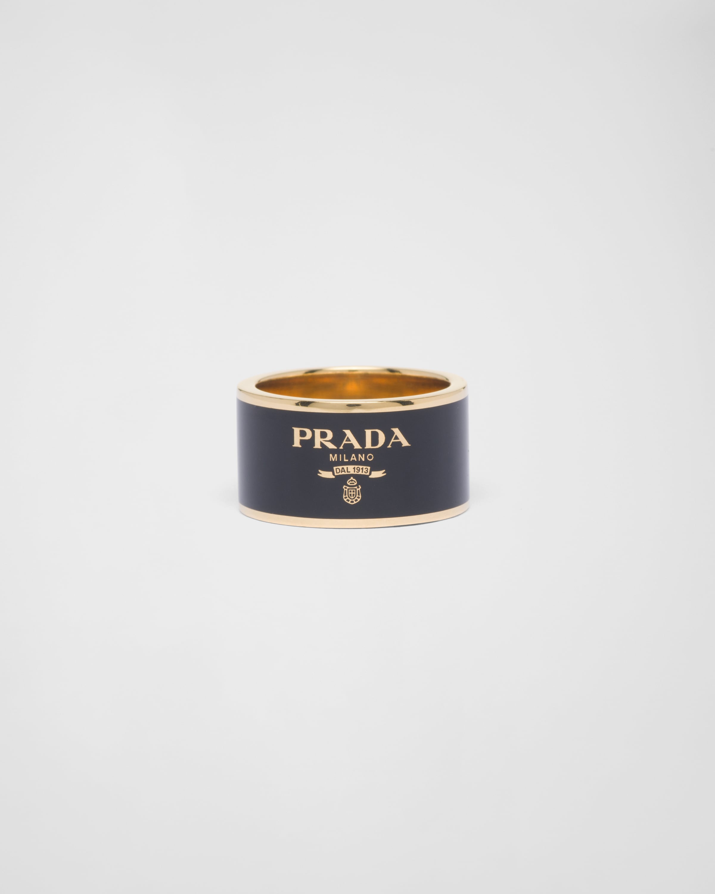 Металлическое кольцо Prada, черный/золотой
Металлическое кольцо Prada, черный/золотой
