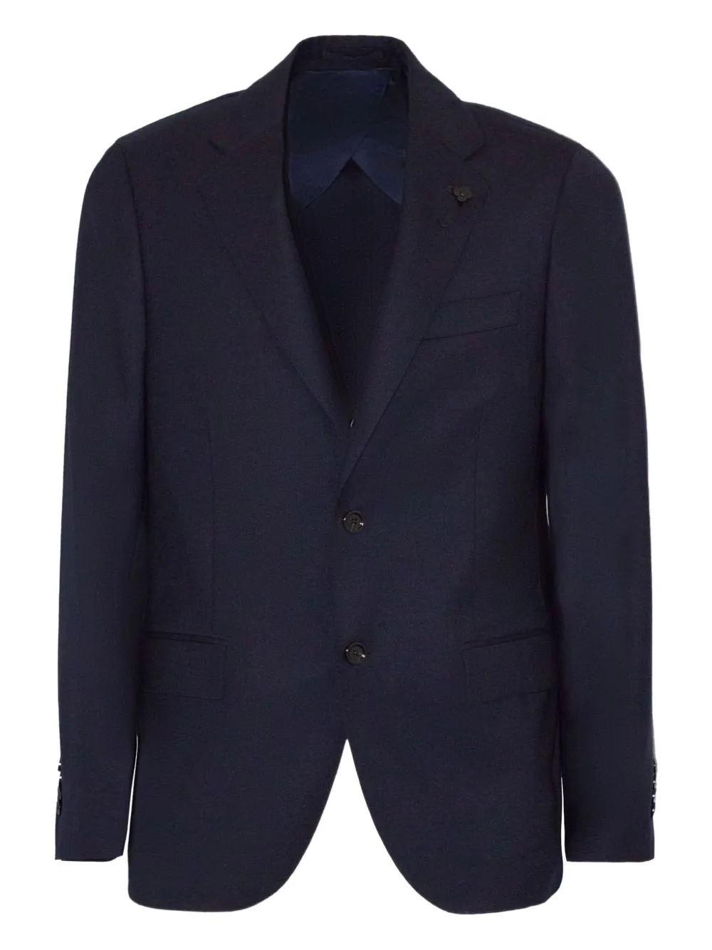 Однобортный блейзер с брошью Lardini, синий
Однобортный блейзер с брошью Lardini, синий