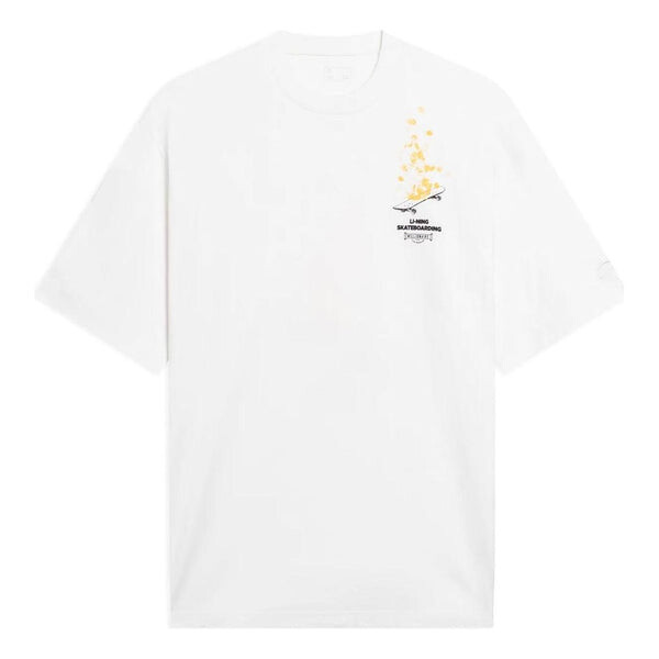 Футболка с рисунком скейтбординга Li-Ning, белый
Футболка с рисунком скейтбординга Li-Ning, белый