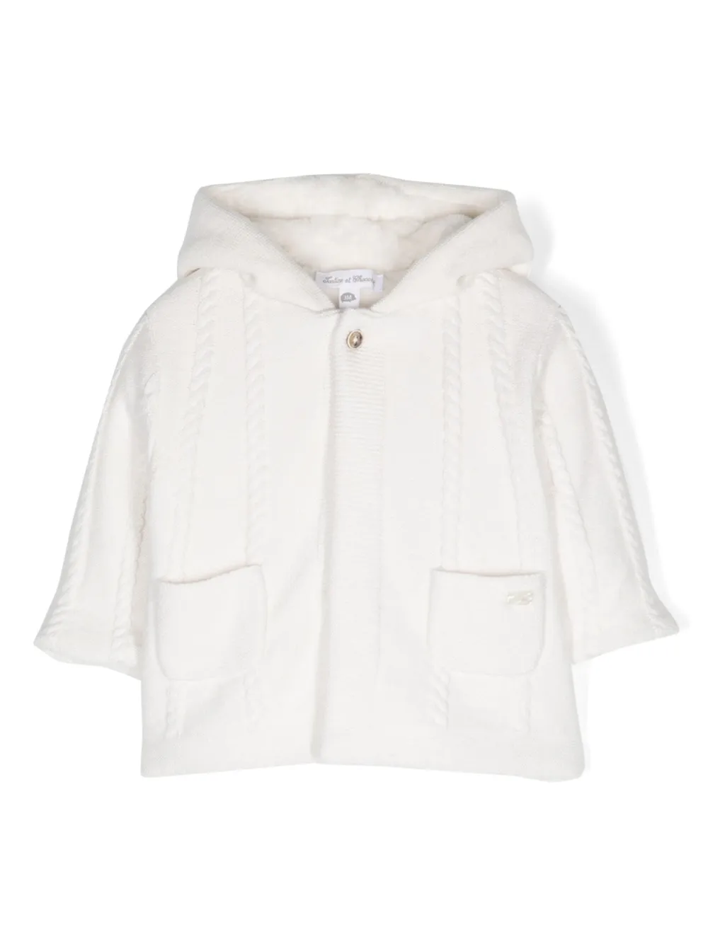 Куртка фактурной вязки Tartine Et Chocolat, белый
Куртка фактурной вязки Tartine Et Chocolat, белый