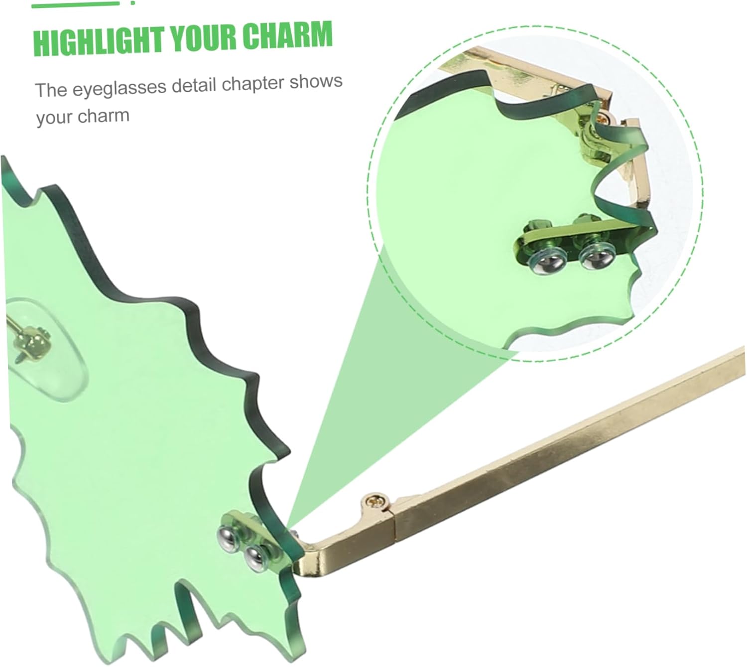 Забавные солнцезащитные очки SAFIGLE в форме неправильного листа для взрослых — уникальный аксессуар для рейв-вечеринок и стильные очки для фестивалей, тематических мероприятий и фотосессий, Green
Забавные солнцезащитные очки SAFIGLE в форме неправильного листа для взрослых — уникальный аксессуар для рейв-вечеринок и стильные очки для фестивалей, тематических мероприятий и фотосессий, Green