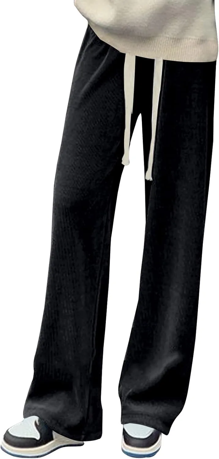 JOAU Женские эластичные брюки с высокой талией и шнурком
JOAU Женские эластичные брюки с высокой талией и шнурком