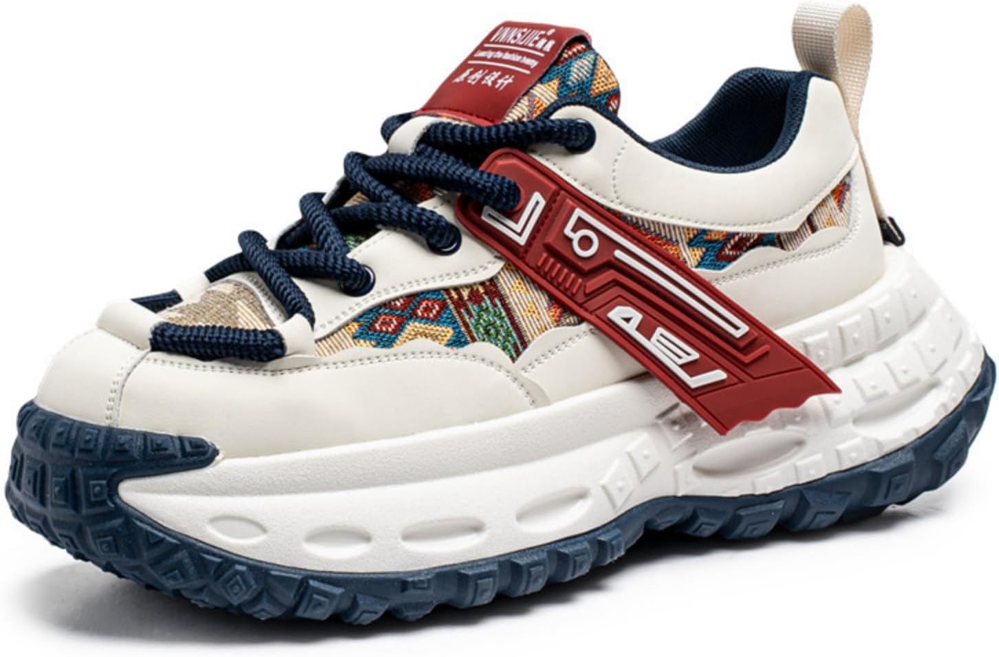 Стильные, уникальные и модные массивные кроссовки для мужчин - удобная и прочная повседневная спортивная обувь для ежедневных поездок Kpdwfms, красный
Стильные, уникальные и модные массивные кроссовки для мужчин - удобная и прочная повседневная спортивная обувь для ежедневных поездок Kpdwfms, красный