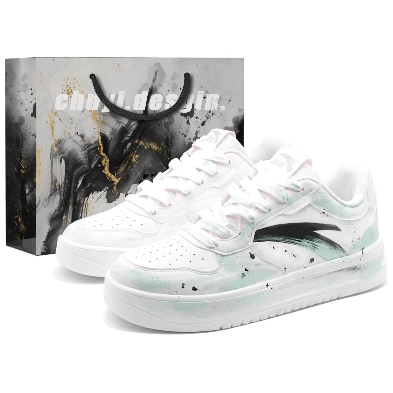 ANTA Противоскользящие и износостойкие дышащие низкие кроссовки для скейтбординга, мужские, белые
ANTA Противоскользящие и износостойкие дышащие низкие кроссовки для скейтбординга, мужские, белые