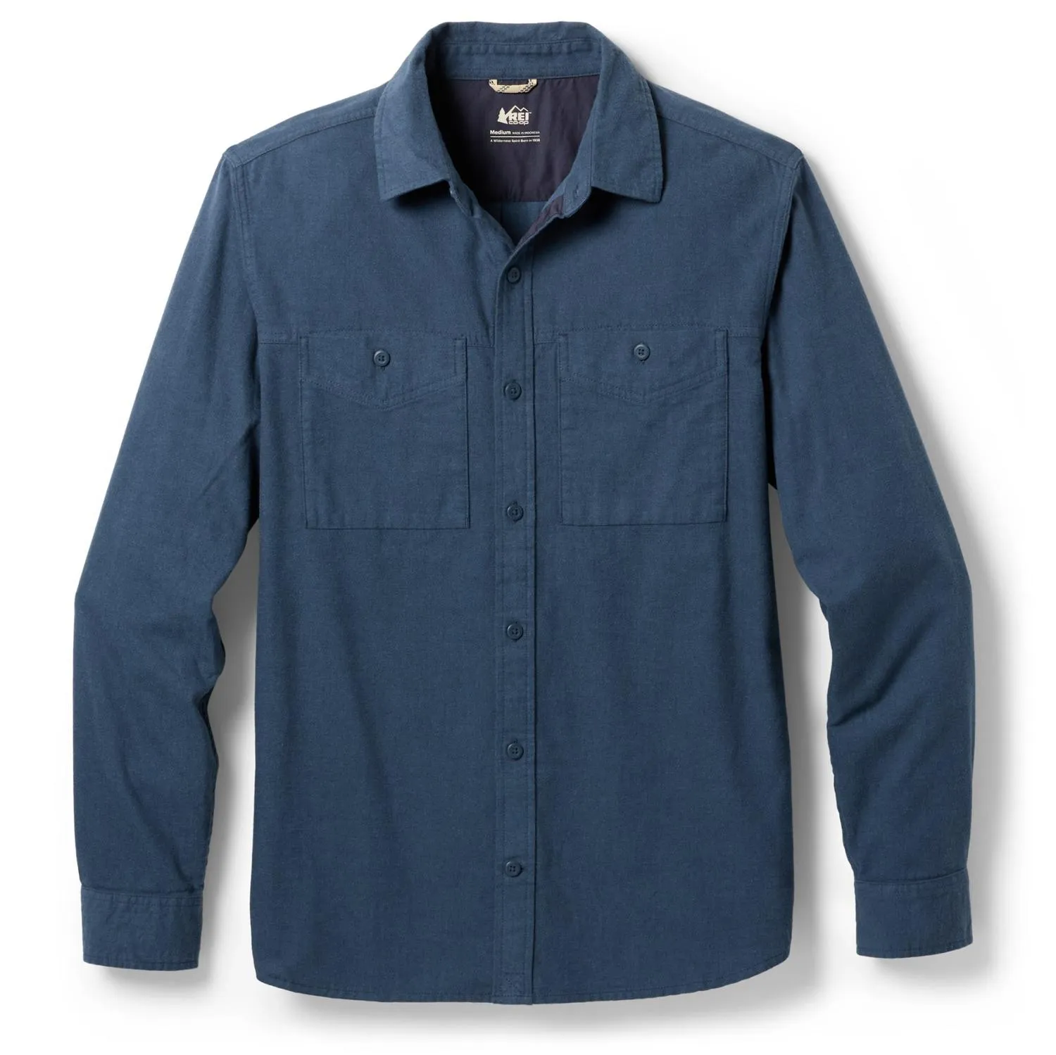 Рубашка из фланели Campwell - Мужская REI Co-op, Blue Nights Heather 
Рубашка из фланели Campwell - Мужская REI Co-op, Blue Nights Heather