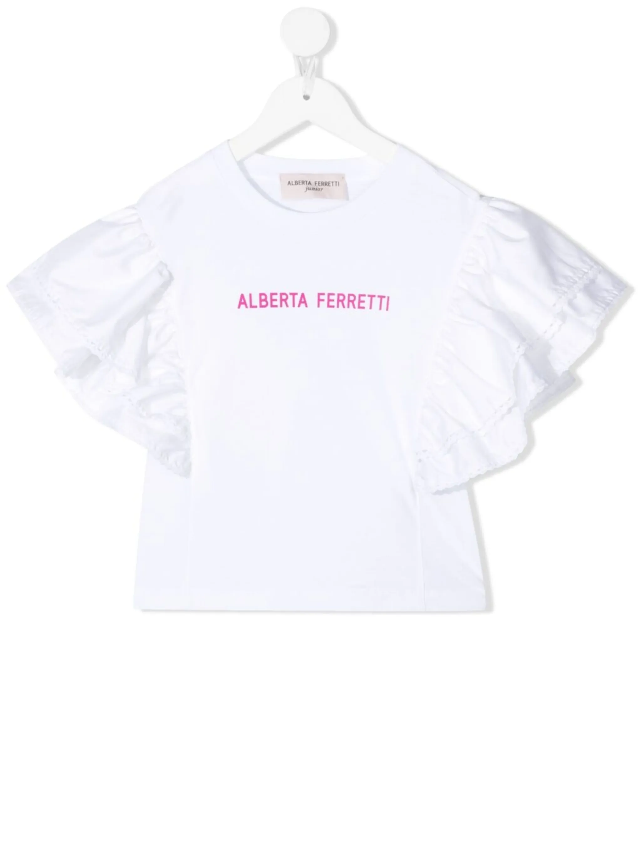 Футболка с логотипом Alberta Ferretti Kids, белый
Футболка с логотипом Alberta Ferretti Kids, белый