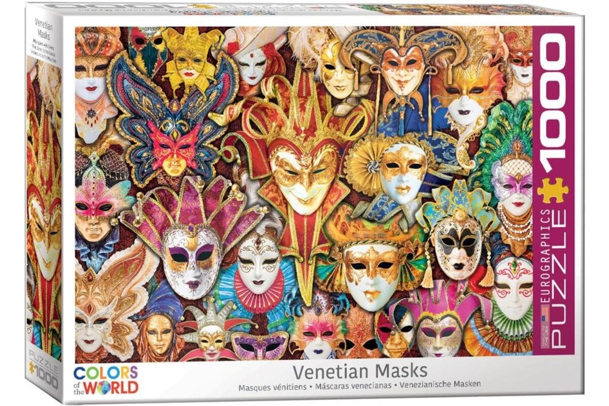ЕвроГрафика, пазл, Венецианские маски, 1000 шт. EuroGraphics
ЕвроГрафика, пазл, Венецианские маски, 1000 шт. EuroGraphics