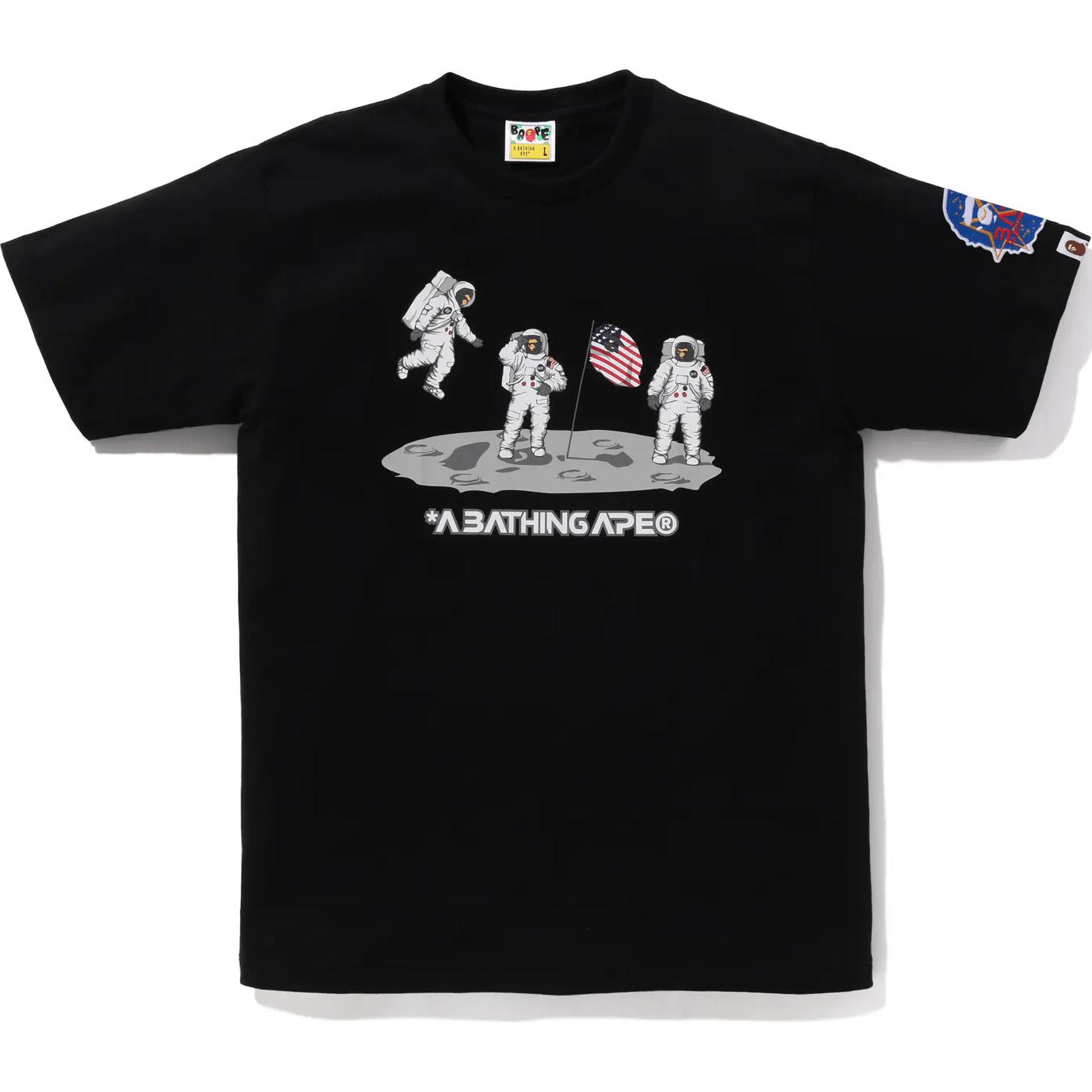 Футболка Bape Moon Landing A BATHING APE, черный
Футболка Bape Moon Landing A BATHING APE, черный