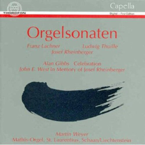 CD диск Weyer, Martin: Organ Sonata 
CD диск Weyer, Martin: Organ Sonata