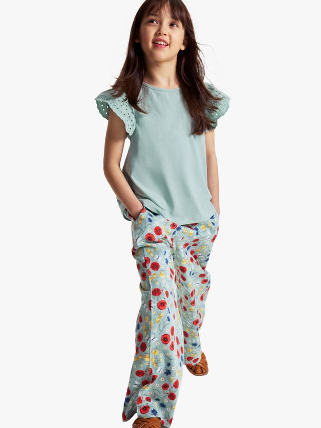 Детские брюки с маковым принтом и широкими штанинами Polarn O. Pyret, Blue
Детские брюки с маковым принтом и широкими штанинами Polarn O. Pyret, Blue