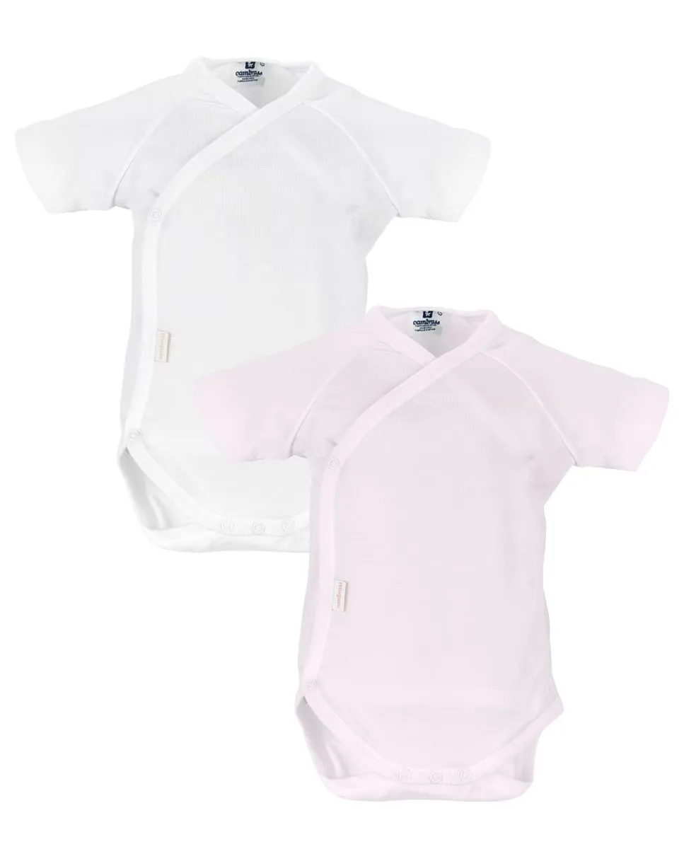 Упаковка из 2 детских боди из лиоцелла с короткими рукавами Cambrass, розовый
Упаковка из 2 детских боди из лиоцелла с короткими рукавами Cambrass, розовый