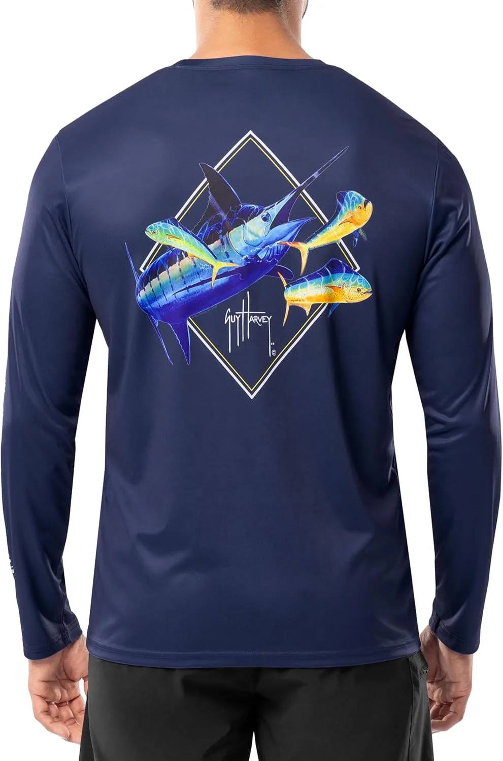 Мужская футболка с длинным рукавом Guy Harvey Performance с защитой от солнца UPF 30+
Мужская футболка с длинным рукавом Guy Harvey Performance с защитой от солнца UPF 30+
