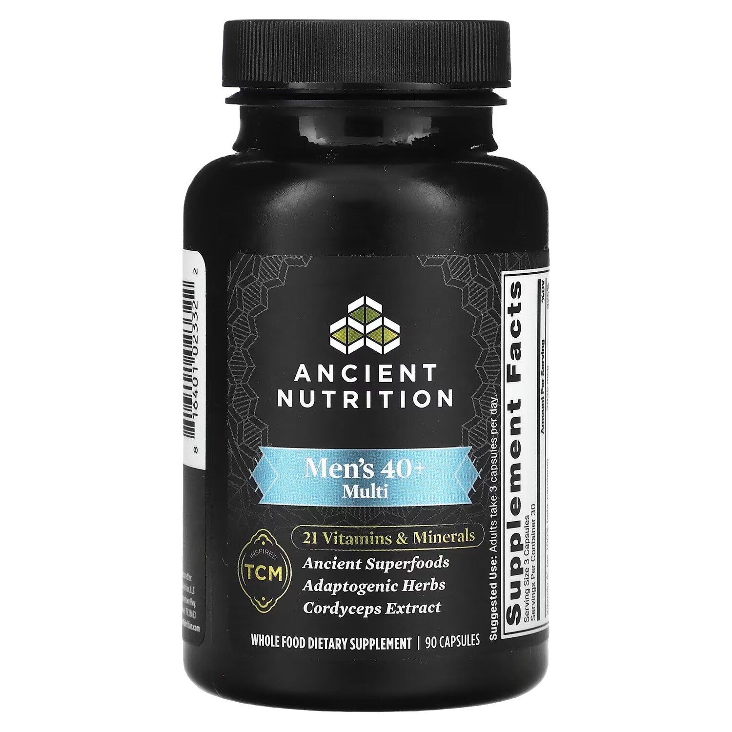 Мультивитамины Ancient Nutrition Men's 40 +, 90 капсул 
Мультивитамины Ancient Nutrition Men's 40 +, 90 капсул