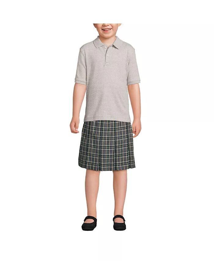 Детская школьная форма, рубашка поло с короткими рукавами и интерлоком Lands' End, серый
Детская школьная форма, рубашка поло с короткими рукавами и интерлоком Lands' End, серый