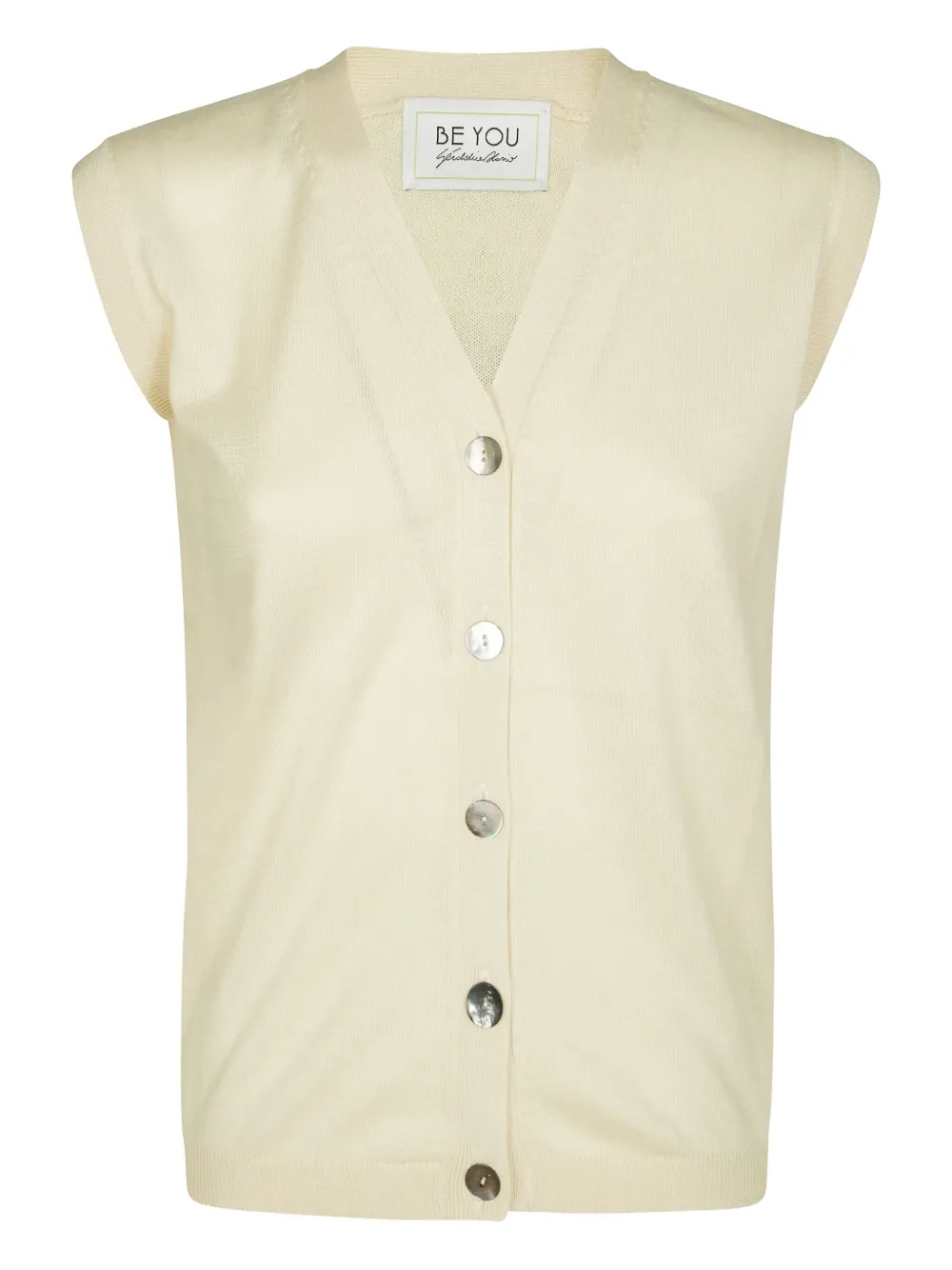 Кардиган с V-образным вырезом Beyou, нейтральный
Кардиган с V-образным вырезом Beyou, нейтральный