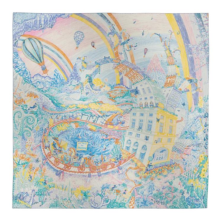 Шёлковый шарф HERMES Unisex Многоцветный
Шёлковый шарф HERMES Unisex Многоцветный