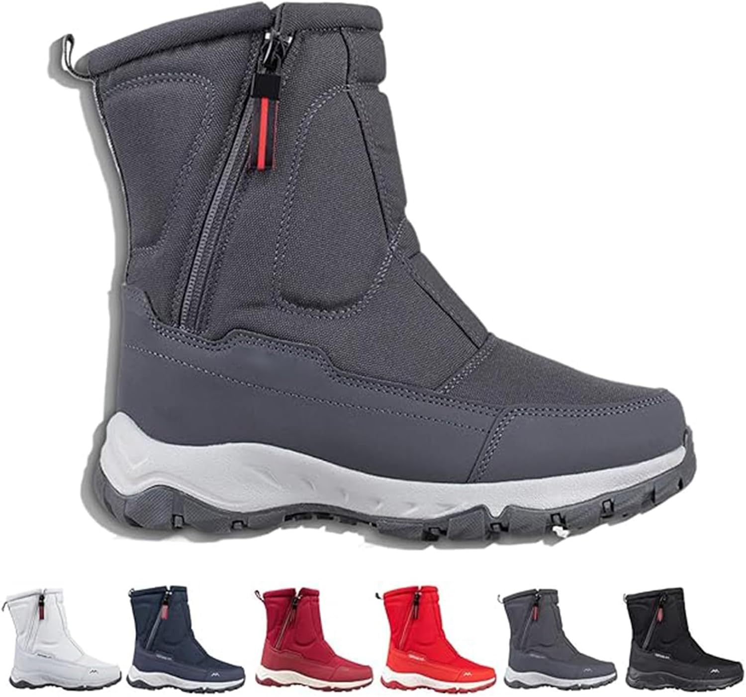 Зимние ботинки, водонепроницаемая зимняя обувь, легкие ботильоны с противоскользящей подошвой, утепленные снежные ботинки для комфорта в течение всего дня, прочная подошва с противоскользящим покрытием Generic, серый
Зимние ботинки, водонепроницаемая зимняя обувь, легкие ботильоны с противоскользящей подошвой, утепленные снежные ботинки для комфорта в течение всего дня, прочная подошва с противоскользящим покрытием Generic, серый