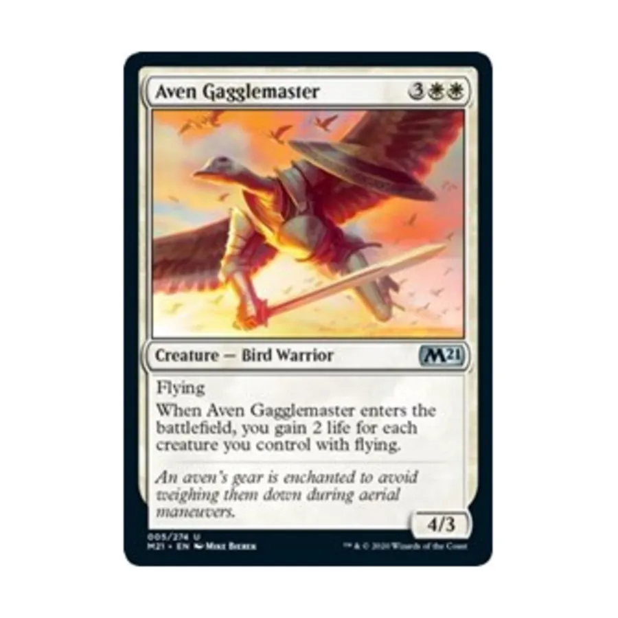 CCG Авен Гэглмастер (U), MTG - Core Set 2021
CCG Авен Гэглмастер (U), MTG - Core Set 2021