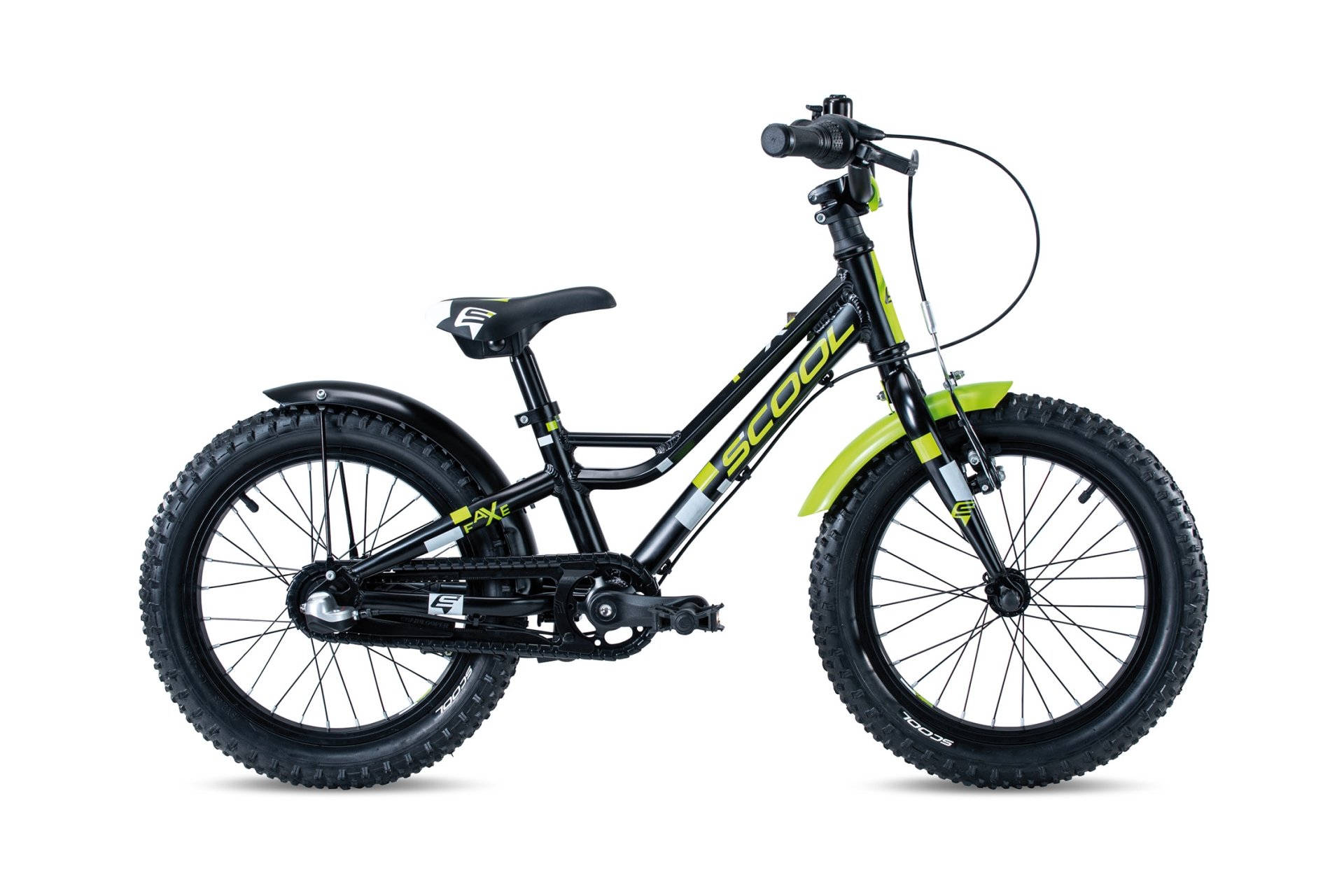 Детский велосипед S'cool faXe 16 3-Gang - 16 дюймов - Diamant - 2023, цвет Schwarz|Black/Lime
Детский велосипед S'cool faXe 16 3-Gang - 16 дюймов - Diamant - 2023, цвет Schwarz|Black/Lime