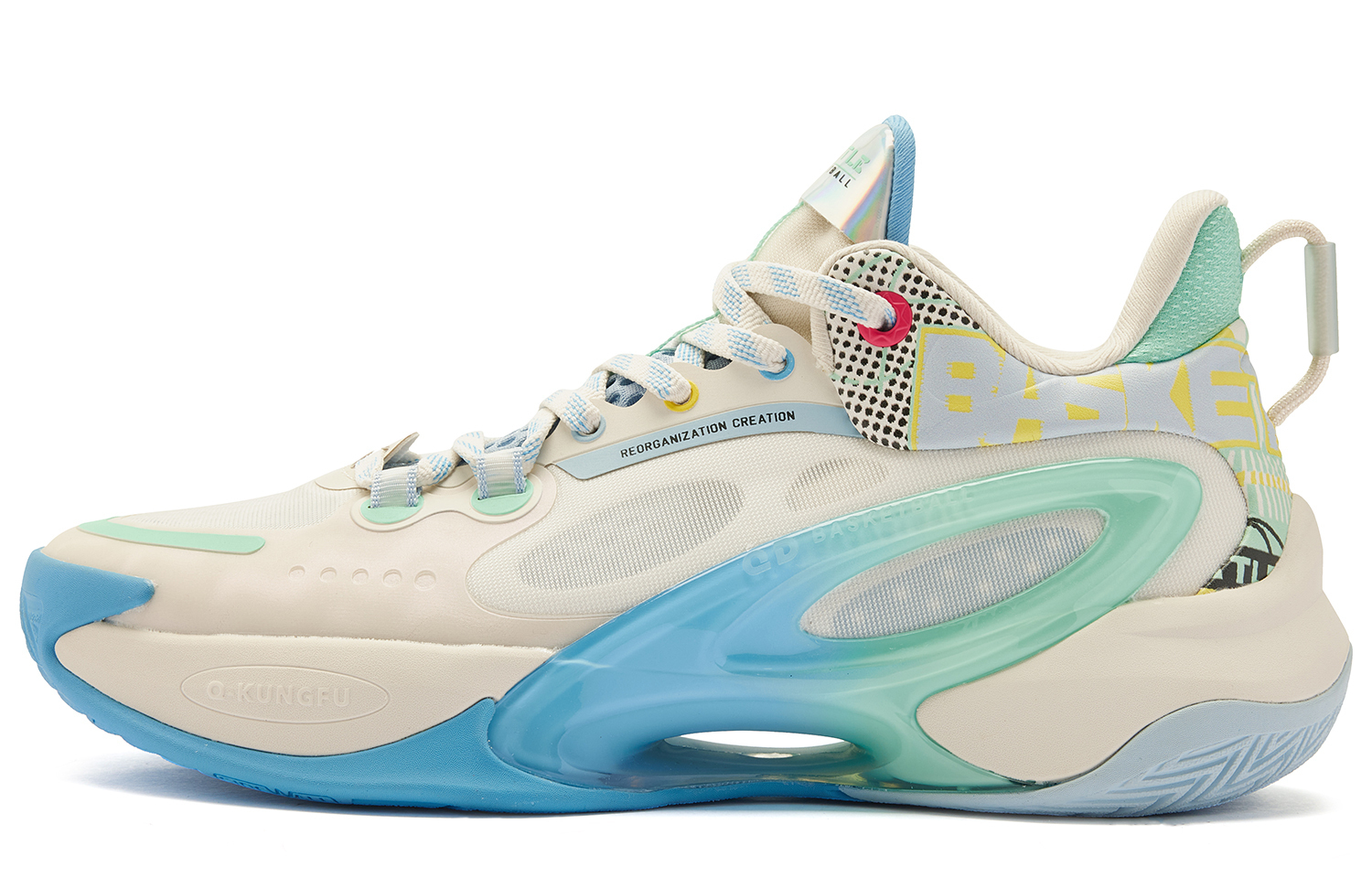 Баскетбольные кроссовки Dawn мужские низкие антик белый фарфор морская соль голубой QIAODAN
Баскетбольные кроссовки Dawn мужские низкие антик белый фарфор морская соль голубой QIAODAN