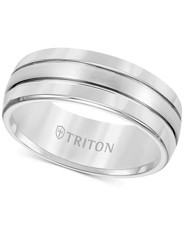 Мужское обручальное кольцо из карбида вольфрама, удобная посадка (8 мм) Triton, tungsten
Мужское обручальное кольцо из карбида вольфрама, удобная посадка (8 мм) Triton, tungsten