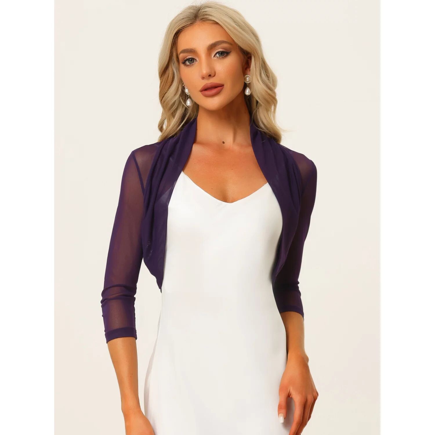 Женские полупрозрачные элегантные топы-болеро с длинными рукавами и плечами ALLEGRA K, черный
Женские полупрозрачные элегантные топы-болеро с длинными рукавами и плечами ALLEGRA K, черный