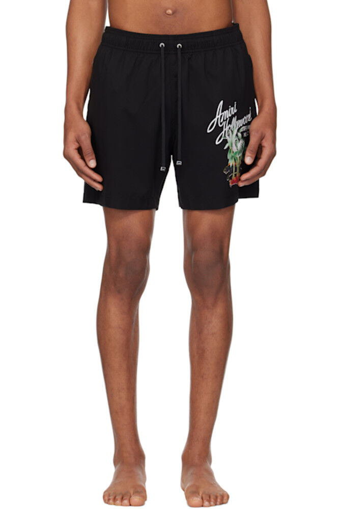 Черные шорты для плавания «Amiri Hollywood»
Черные шорты для плавания «Amiri Hollywood»