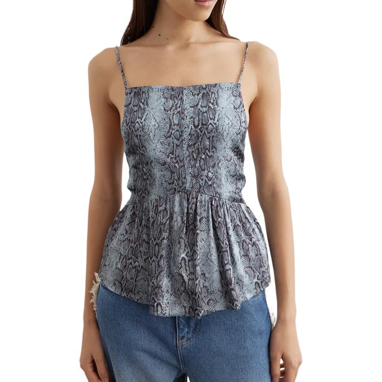 GANNI Топ Women's Sky Blue
GANNI Топ Women's Sky Blue