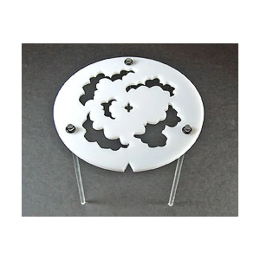 Flames of War - Шаблон дымового облака, 100 мм, Flames of War Gaming Accessories (Litko Aerosystems)
Flames of War - Шаблон дымового облака, 100 мм, Flames of War Gaming Accessories (Litko Aerosystems)