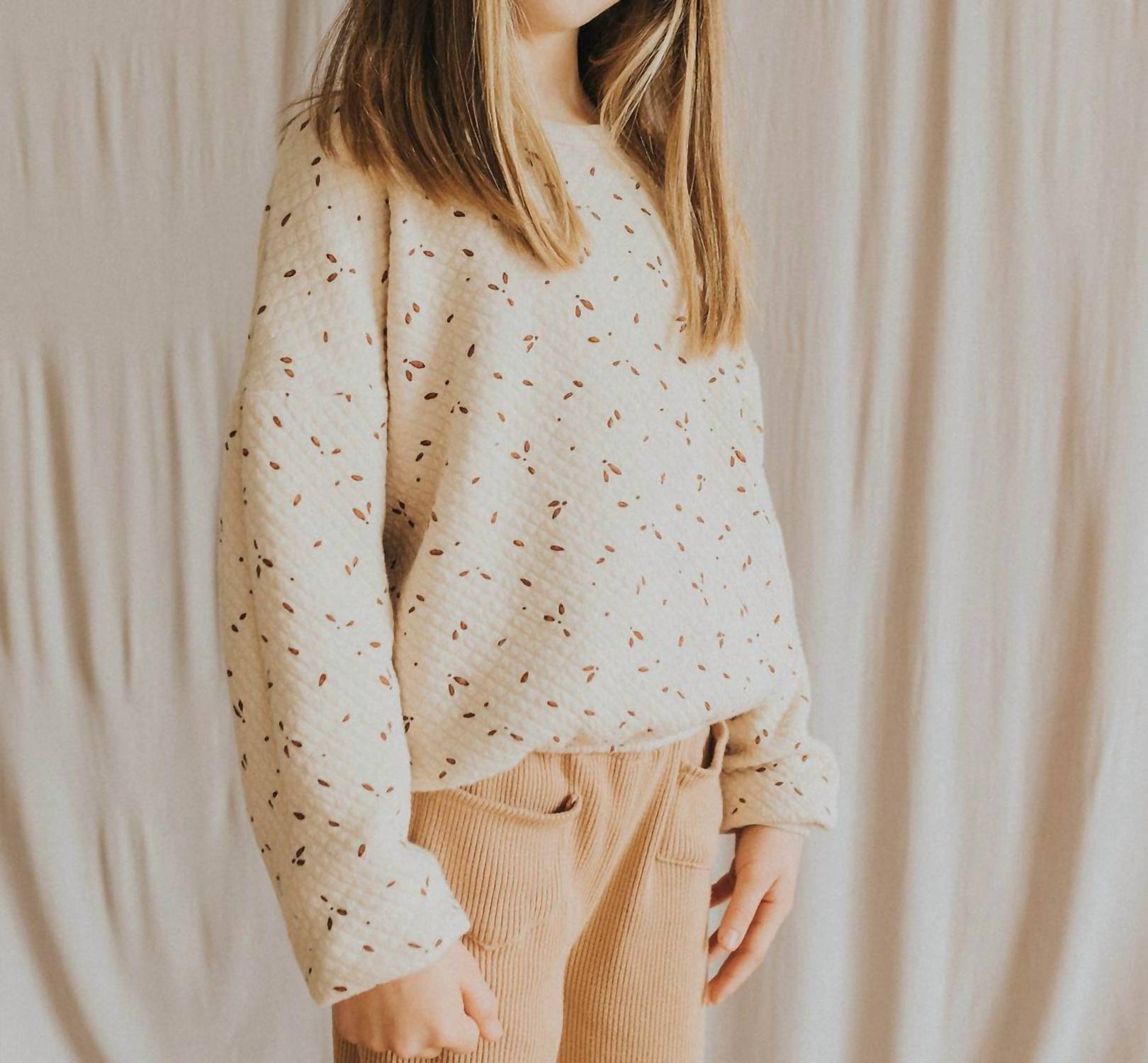 Квадратный осенний свитшот в песочном цвете Búho, Sand
Квадратный осенний свитшот в песочном цвете Búho, Sand