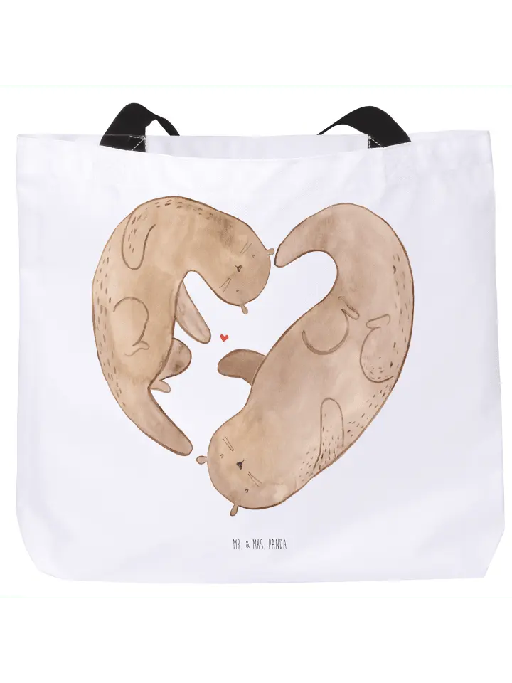 Сумка-шоппер Mr & Mrs Panda Otter Herz ohne Spruch, белый
Сумка-шоппер Mr & Mrs Panda Otter Herz ohne Spruch, белый