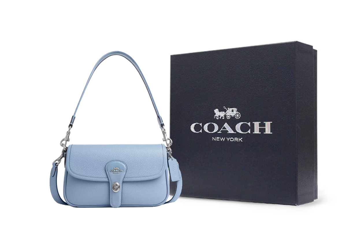 COACH Сумка кроссбоди Hadley Pebble Leather, средняя женская сумка через плечо Blue
COACH Сумка кроссбоди Hadley Pebble Leather, средняя женская сумка через плечо Blue