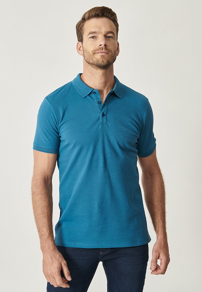 Рубашка-поло SLIM FIT AC&CO / ALTINYILDIZ CLASSICS, цвет Slim Fit Slim Fit Tshirt 
Рубашка-поло SLIM FIT AC&CO / ALTINYILDIZ CLASSICS, цвет Slim Fit Slim Fit Tshirt