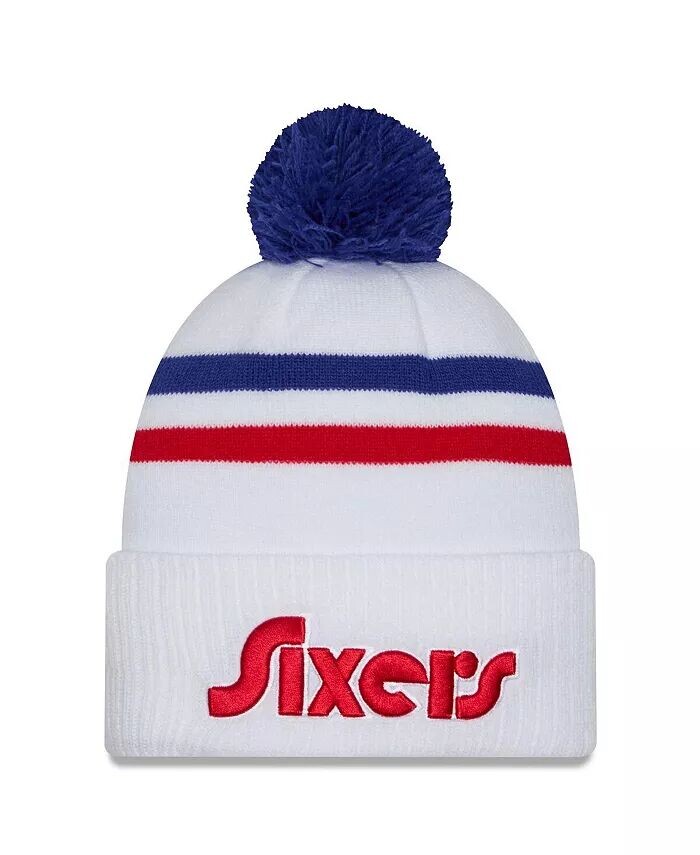 Мужская белая шапка Philadelphia 76ers 2024/25 City Edition с манжетами и помпоном New Era
Мужская белая шапка Philadelphia 76ers 2024/25 City Edition с манжетами и помпоном New Era