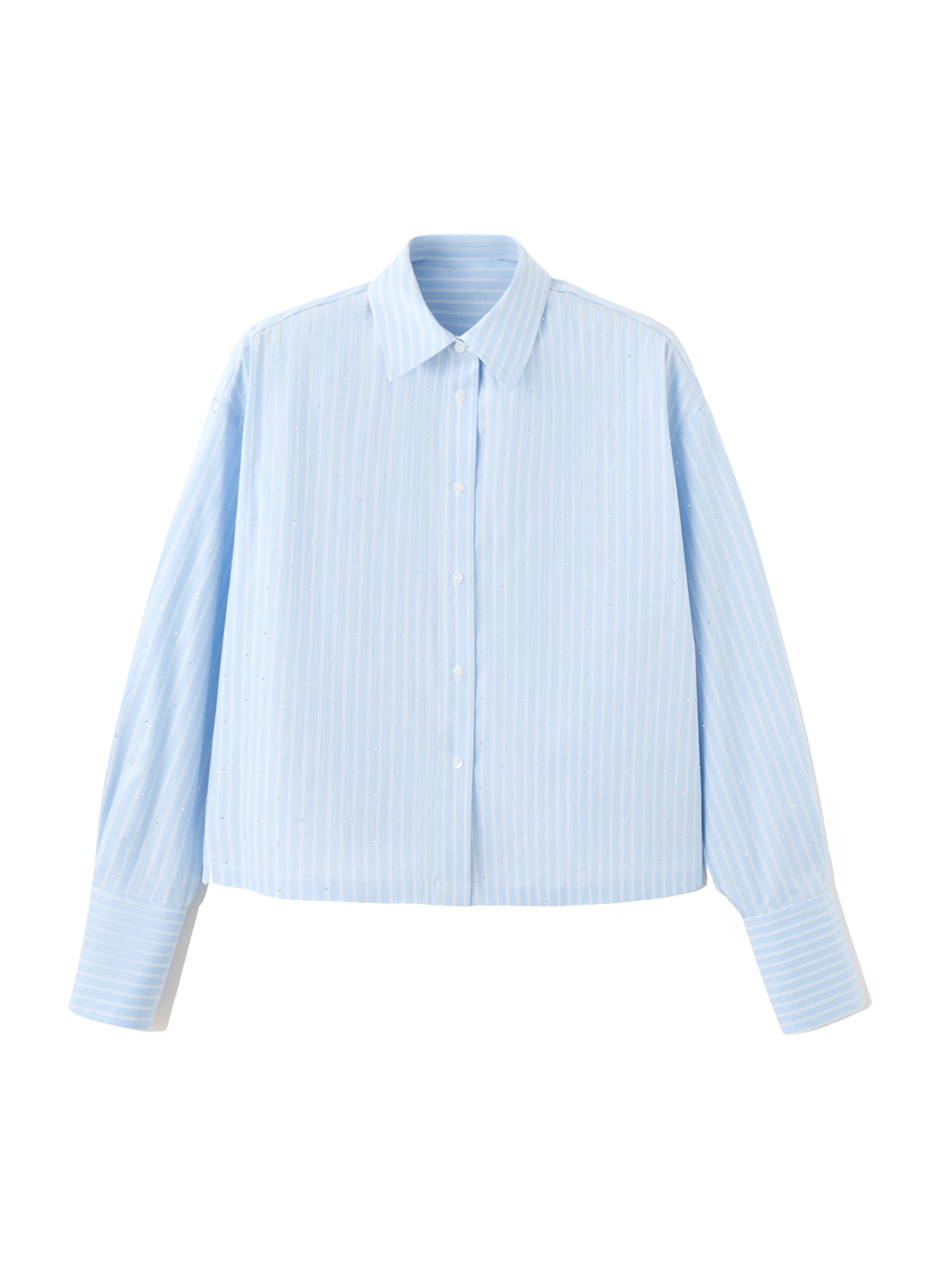 MANGO Рубашка 'Shinny' в пастельно-голубом цвете
MANGO Рубашка 'Shinny' в пастельно-голубом цвете