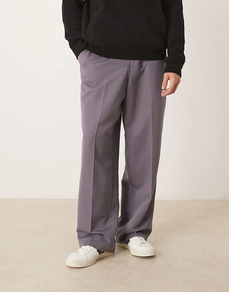 Элегантные брюки широкого кроя ASOS DESIGN серо-фиолетового цвета
Элегантные брюки широкого кроя ASOS DESIGN серо-фиолетового цвета