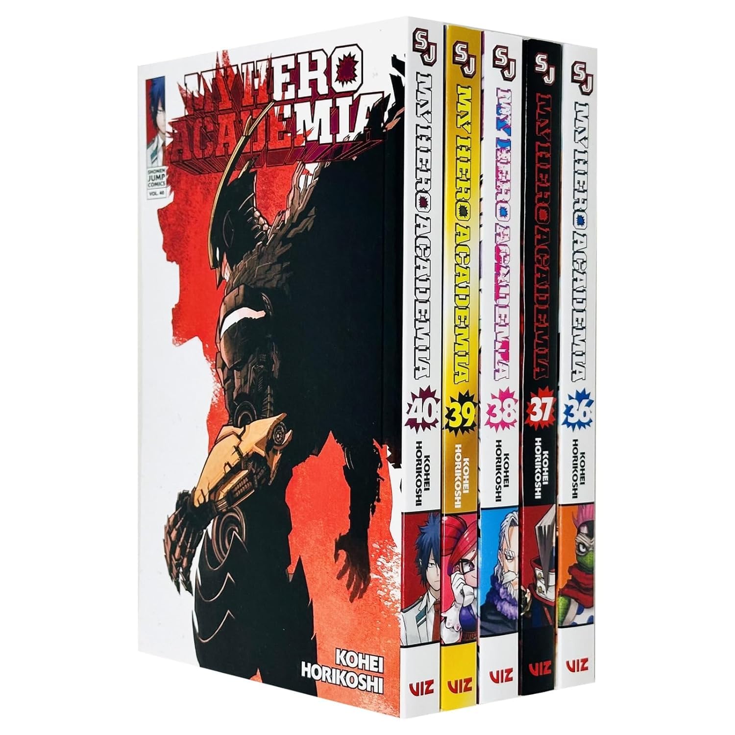 My Hero Academia Volume (36-40) Collection 5 Books Set By Kohei Horikoshi (VIZ Media LLC Ltd)
My Hero Academia Volume (36-40) Collection 5 Books Set By Kohei Horikoshi (VIZ Media LLC Ltd)