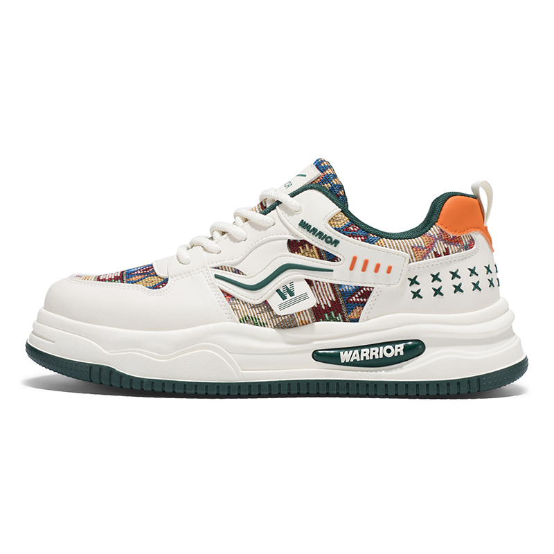 WARRIOR Стойкие к истиранию легкие низкие скейтерские кроссовки для мужчин с эффектом увеличения роста - бежевый/зеленый, цвет Beige/Green
WARRIOR Стойкие к истиранию легкие низкие скейтерские кроссовки для мужчин с эффектом увеличения роста - бежевый/зеленый, цвет Beige/Green