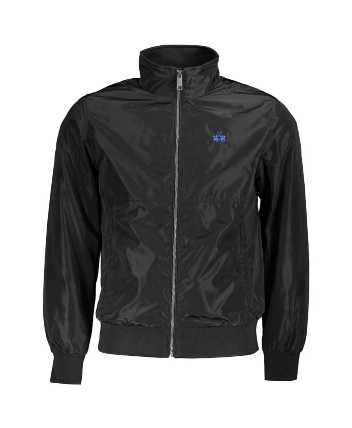 Черная мужская куртка из полиэстера с вышивкой. La Martina, черный
Черная мужская куртка из полиэстера с вышивкой. La Martina, черный