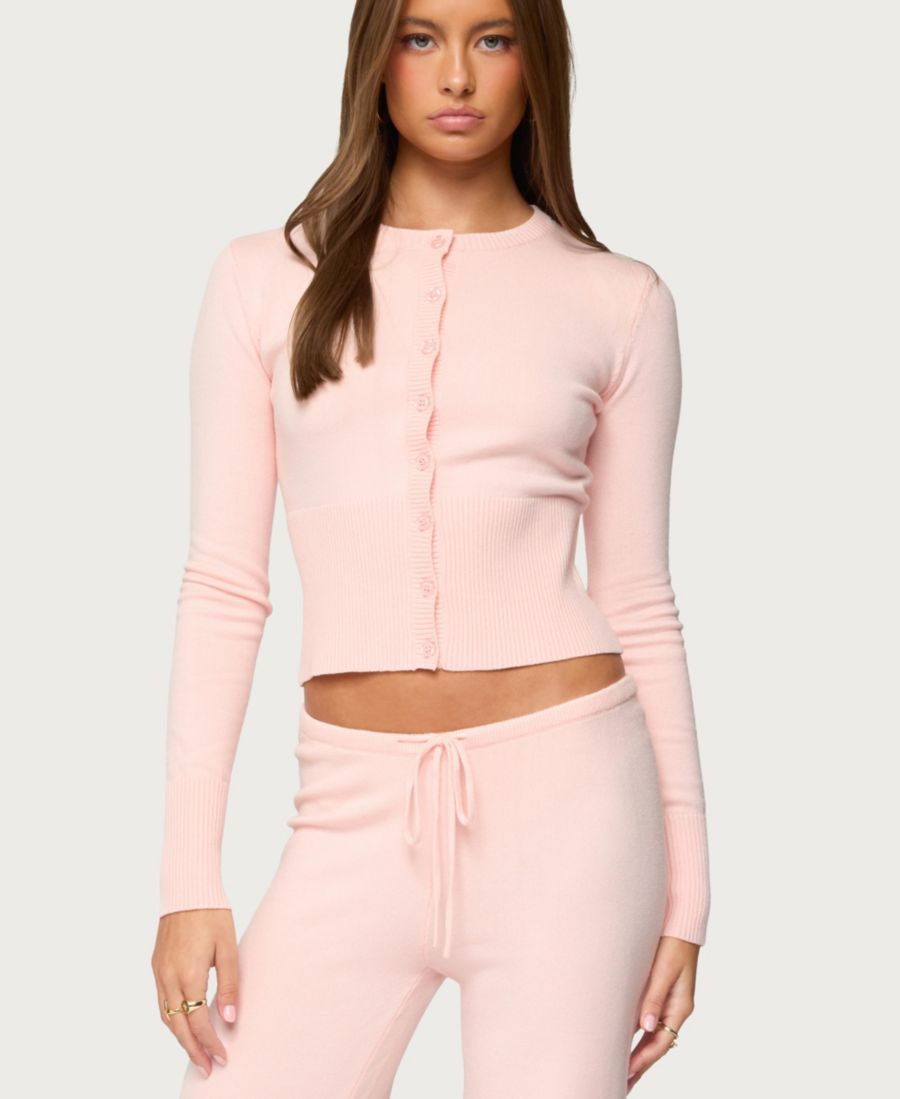 Женский кардиган Montanna в рубчик Edikted, Light-pink
Женский кардиган Montanna в рубчик Edikted, Light-pink