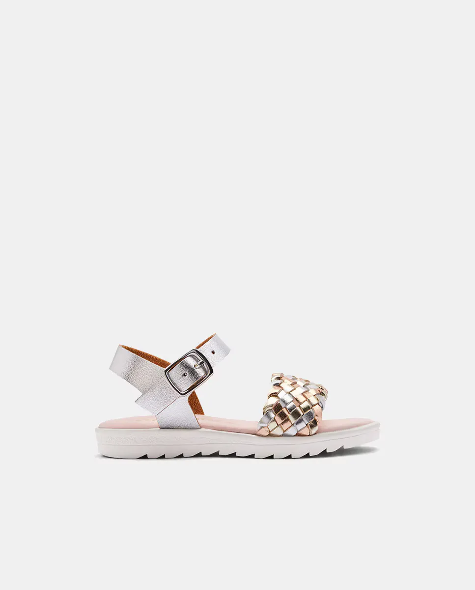 Плетеные сандалии Conguitos, серебряный
Плетеные сандалии Conguitos, серебряный