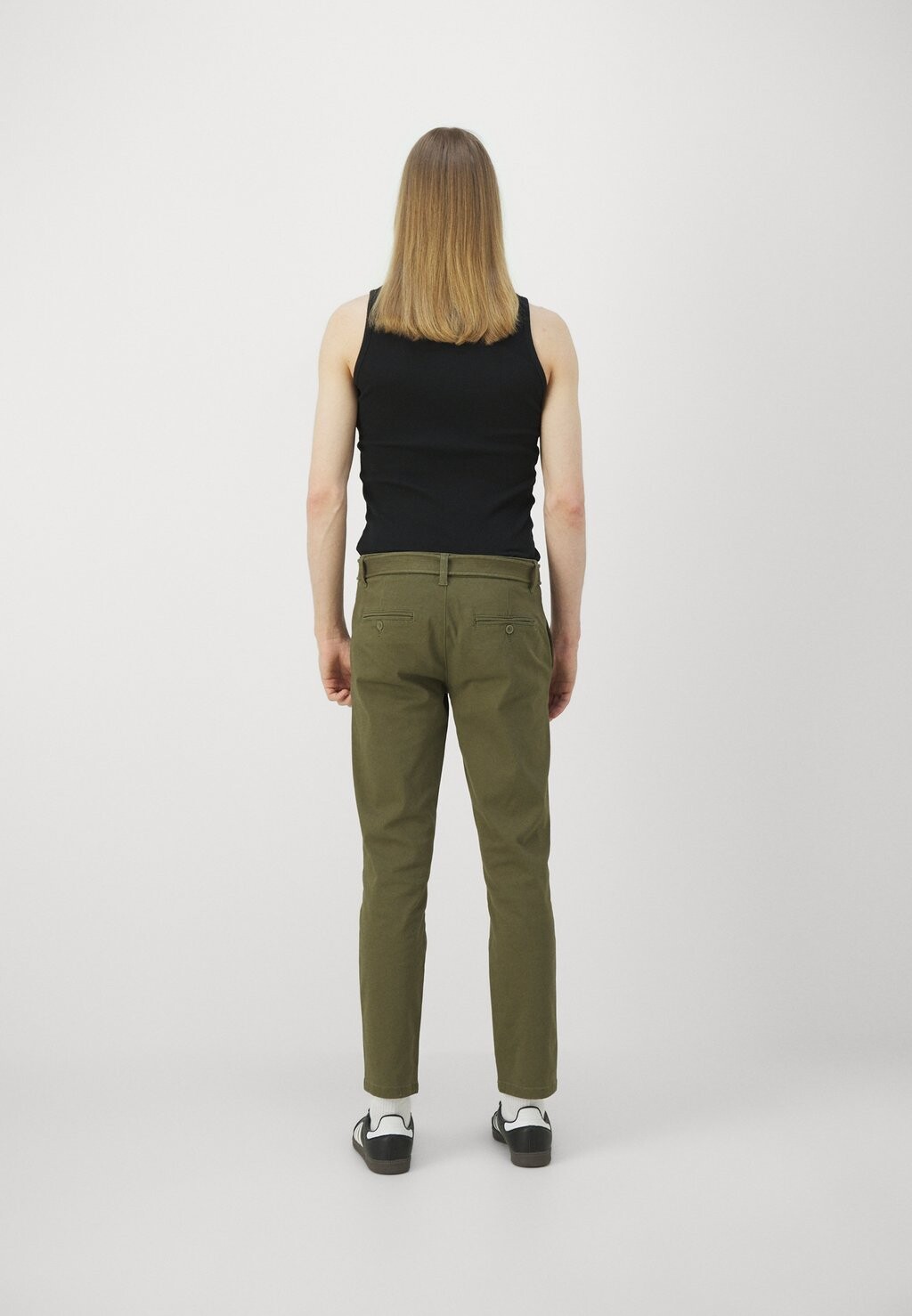 Льняные брюки Onsmark Pete Belt Life Only, хаки 
Льняные брюки Onsmark Pete Belt Life Only, хаки