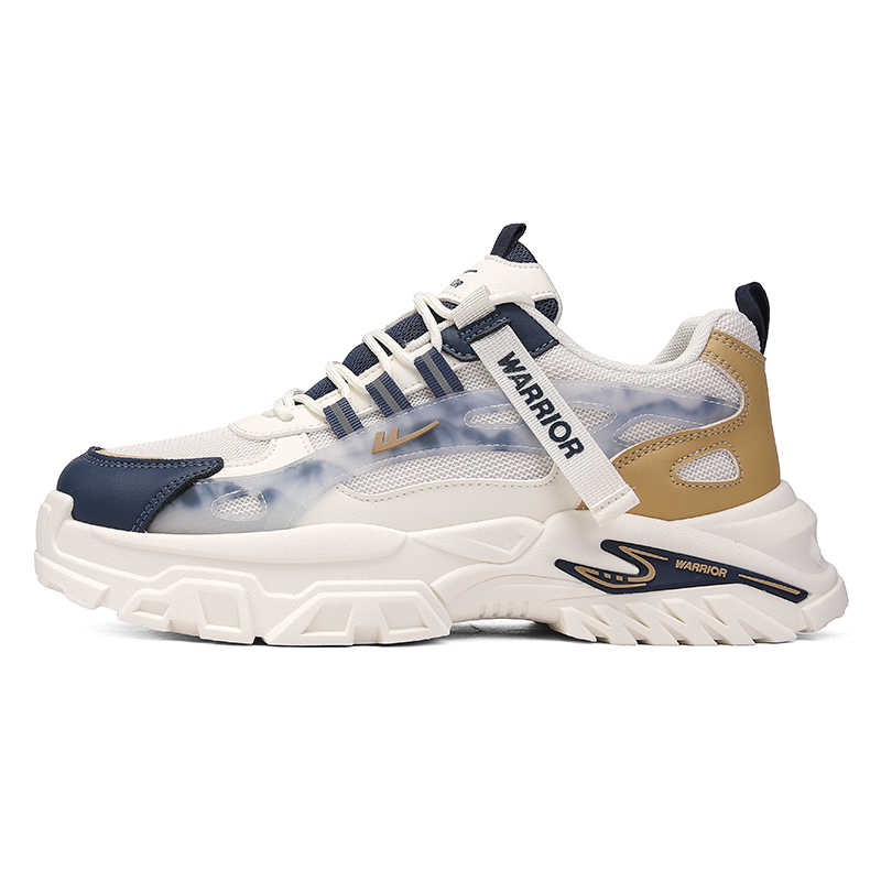 Дышащие низкие массивные кроссовки для увеличения роста для мужчин WARRIOR, Beige Dark Blue Khaki
Дышащие низкие массивные кроссовки для увеличения роста для мужчин WARRIOR, Beige Dark Blue Khaki