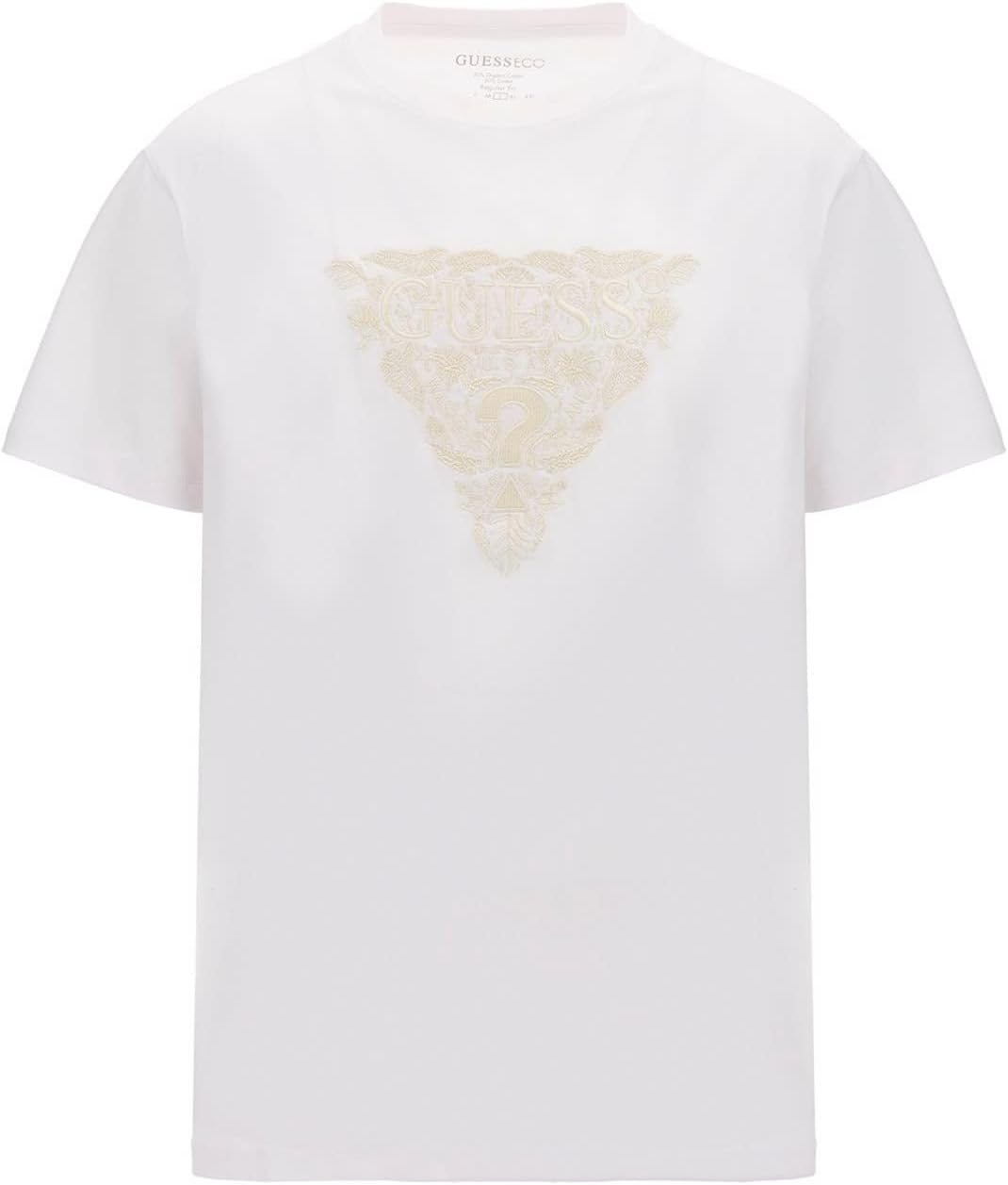 Мужская футболка GUESS Eco с коротким рукавом и цветочной вышивкой, Pure White, Белый, Мужская футболка GUESS Eco с коротким рукавом и цветочной вышивкой, Pure White
Мужская футболка GUESS Eco с коротким рукавом и цветочной вышивкой, Pure White, Белый, Мужская футболка GUESS Eco с коротким рукавом и цветочной вышивкой, Pure White