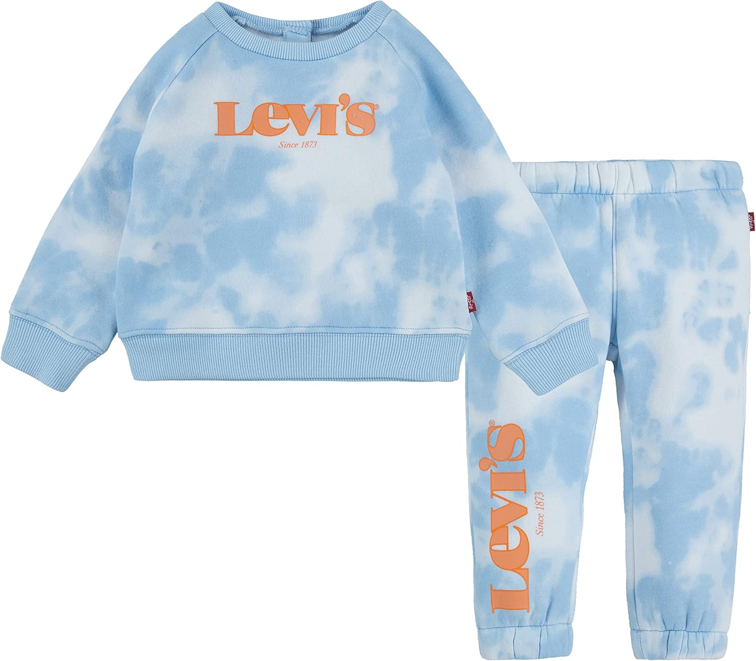 Комплект из двух предметов: толстовка с круглым вырезом и спортивные брюки Levi's для девочек, Plein Air Tie-Dye
Комплект из двух предметов: толстовка с круглым вырезом и спортивные брюки Levi's для девочек, Plein Air Tie-Dye