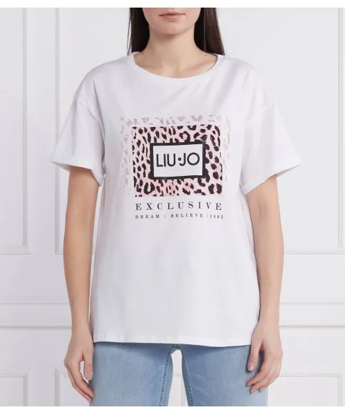 Футболка Relaxed fit Liu Jo, белый
Футболка Relaxed fit Liu Jo, белый