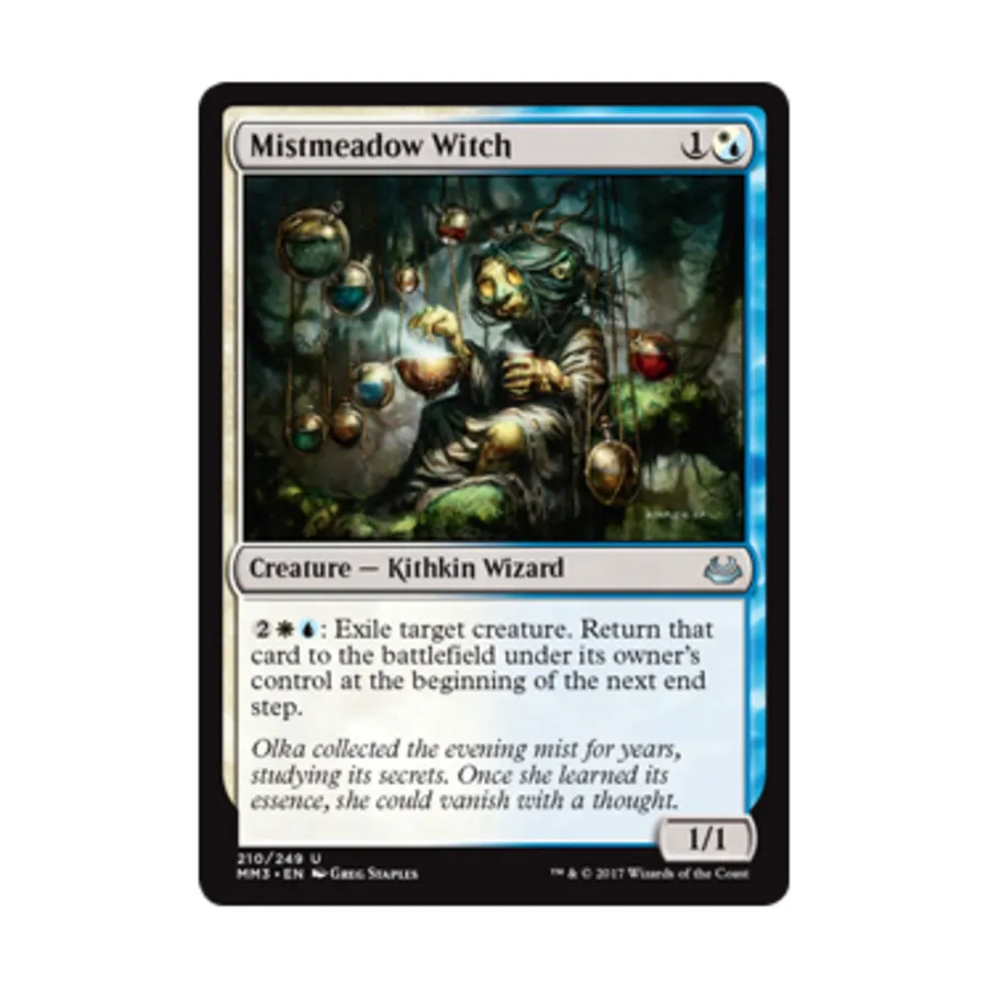 CCG Ведьма Туманного Луга (U), MTG - Modern Masters 2017
CCG Ведьма Туманного Луга (U), MTG - Modern Masters 2017