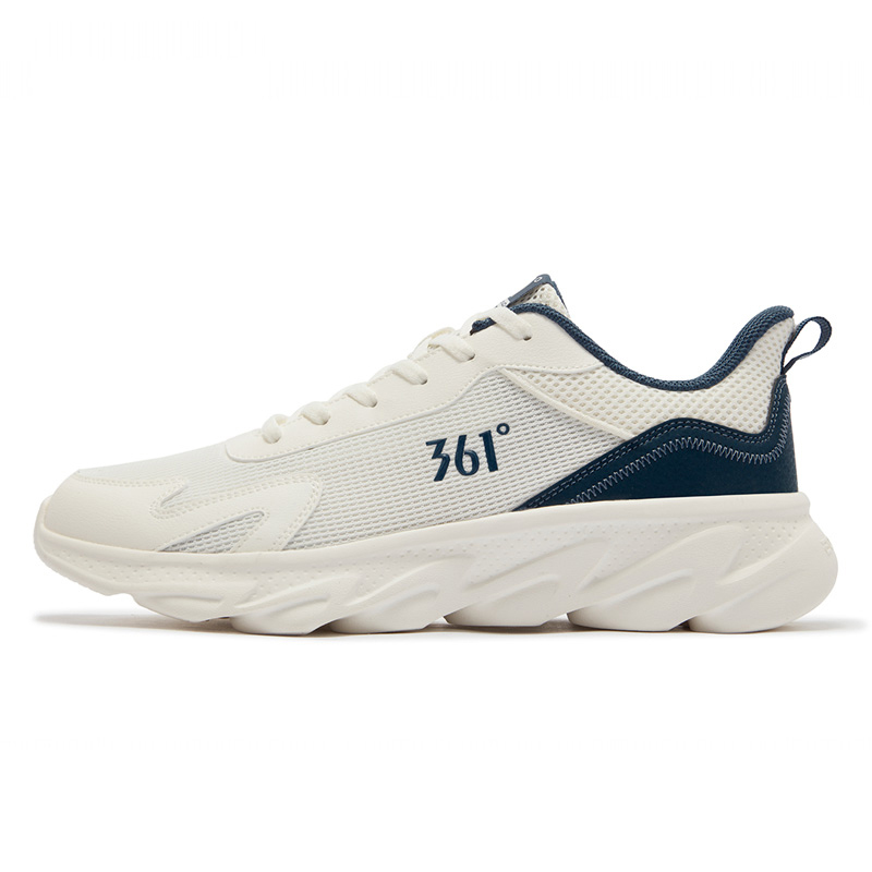 361° Нескользящие и дышащие низкие повседневные кроссовки для бега, мужские, белые, синие
361° Нескользящие и дышащие низкие повседневные кроссовки для бега, мужские, белые, синие