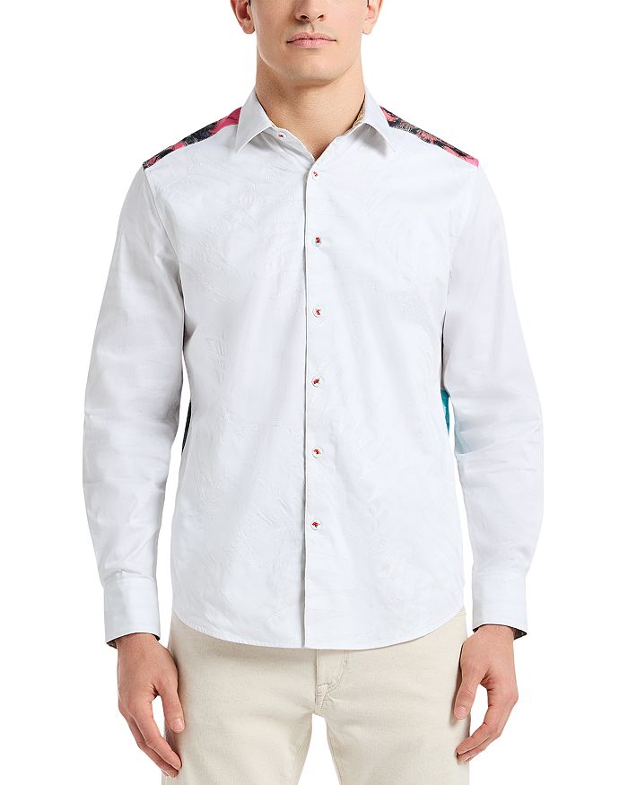 Длинный рукав, рубашка с принтом на спине Robert Graham, белый
Длинный рукав, рубашка с принтом на спине Robert Graham, белый